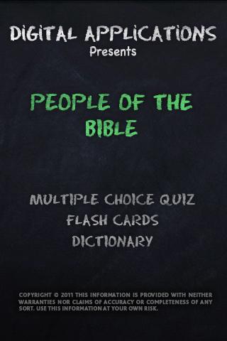 PEOPLE OF THE BIBLE-Quizzes