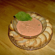 Roasted Red Bell Pepper and Garlic Dip