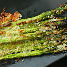 Broiled Asparagus with Cotija Cheese