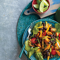 Roasted Sweet Potato and Black Bean Salad