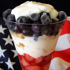 Red, White and Blue Parfait