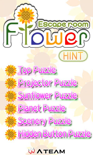 Escape Room of Flower [Hints]