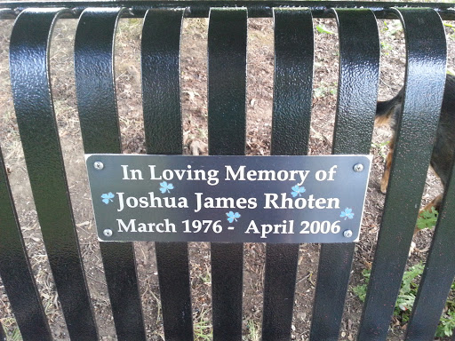 Joshua Rhoten Memorial Bench