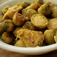 Slow Cooker Dijon Brussels Sprouts