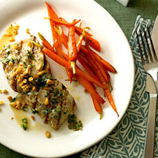 Mahimahi with Herbed White-Wine Sauce