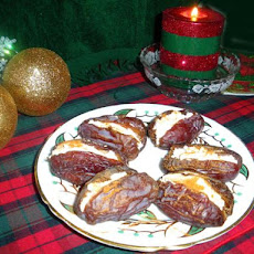 Simple Cream Cheese Stuffed Dates