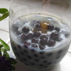 Frozen Blueberries, Rice Milk, and Honey