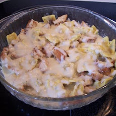 Alfredo Tortellini and Chicken