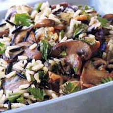 Wild Rice Stuffing with Wild Mushrooms