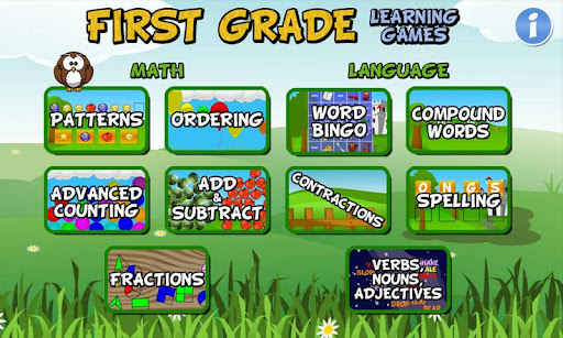 First Grade Learning Games