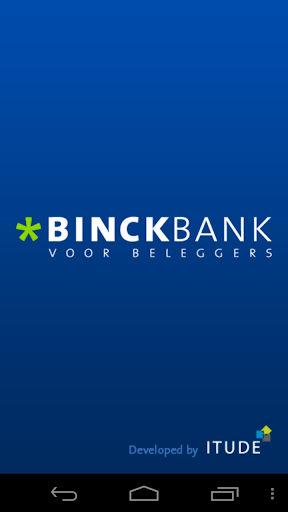 Binck beleggingsapplicatie