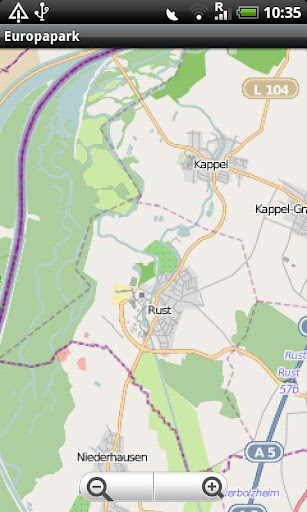 Europapark Street Map