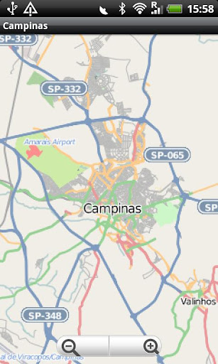 Campinas Street Map