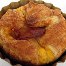 Cheddar, Bacon, and Scallion Soufflé