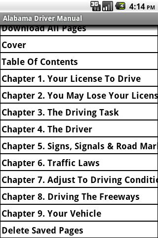 Alabama Driver Manual
