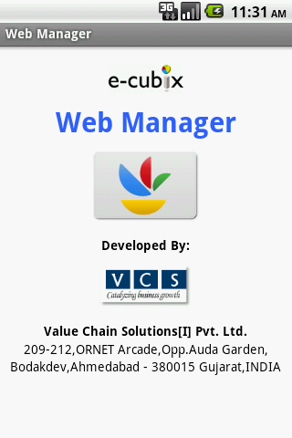 VCS Web Manager