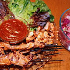 Yucatan Chicken and Shrimp Skewers