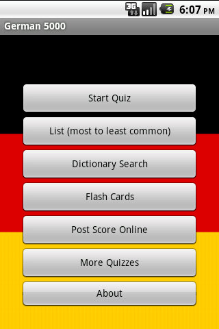 5000 German Flashcards Quiz