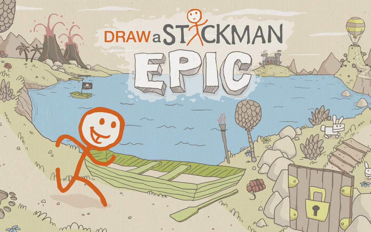Android application Draw a Stickman: EPIC screenshort