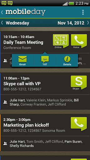 mobileday-conference-call for android screenshot