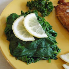 Steamed Spinach With Herbs