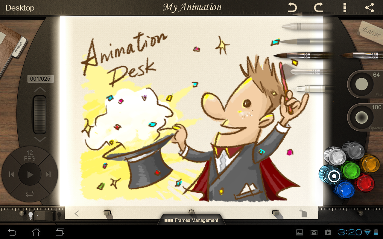 Android application Animation Desk Premium screenshort