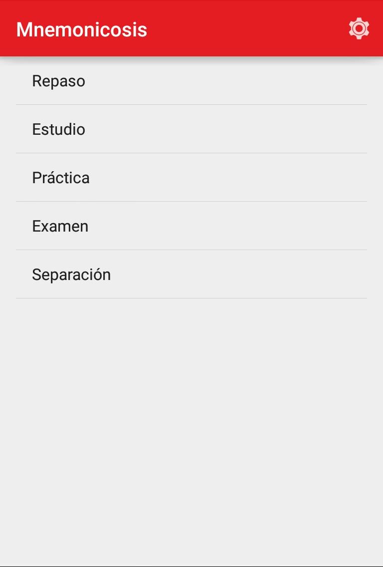 Android application Mnemonicosis (Mnemonica Study) screenshort