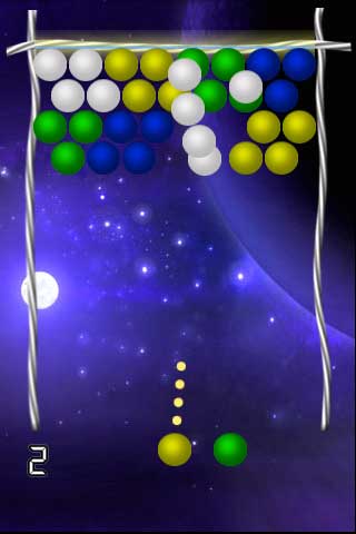 【免費休閒App】Space Bubble Shooting-APP點子