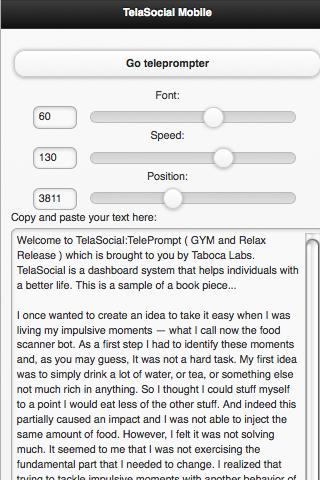 T8L Teleprompter