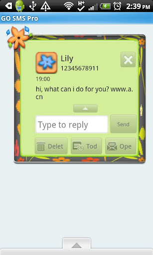 【免費個人化App】GO SMS THEME/SpringFlwerCPK2-APP點子