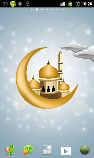 Sky Mosque Live Wallpaper