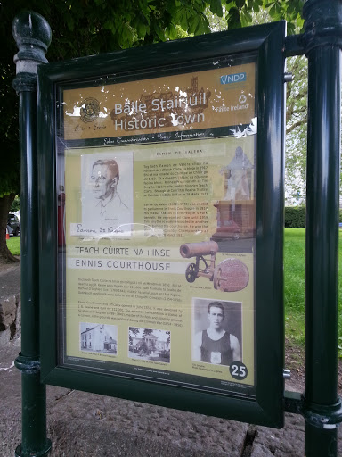 Historic Town - Ennis Courthouse Information Board