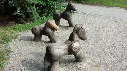 Three Wooden Horses 