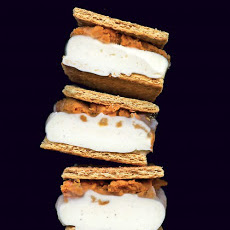 Pumpkin and Ice Cream Sandwich