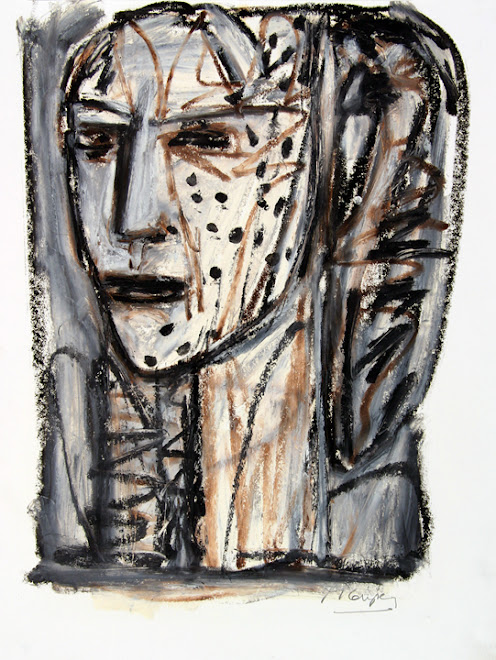 <p>
	<strong>Imaginary Portrait 28</strong><br />
	Oil stick on paper<br />
	14&quot; x 11&quot;<br />
	1996</p>
