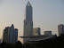 View of our hotel, the JW Marriott at Tomorrow Square, and the Shanghai Opera house in the foreground.