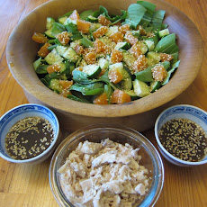 Baby Bok Choy Salad with Asian Dressing