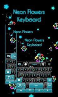 How to download Neon Flowers Keyboard 1.185.1.102 mod apk for android