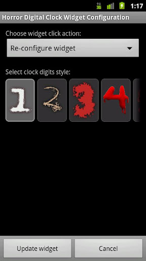 【免費工具App】Horror Digital Clock Widget-APP點子