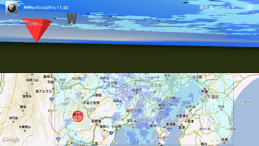 AREarthroidPro ARで地球を表示するアプリ