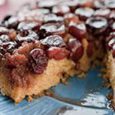 Grilled Cherry Upside-Down Corn Cake