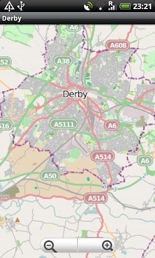 Derby Street Map