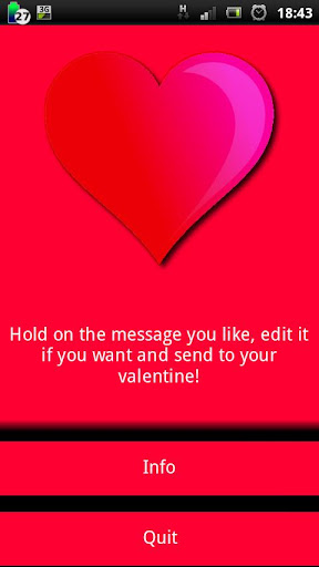 Valentine SMS EN