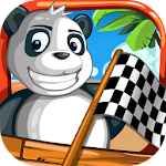 Turbo Toy Car-Panda Beach Race Apk