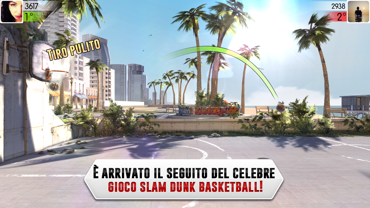 Android application Slam Dunk Basketball 2 screenshort