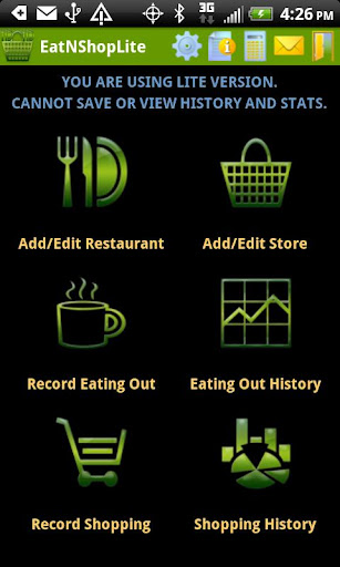 Eat N Shop Diary Lite