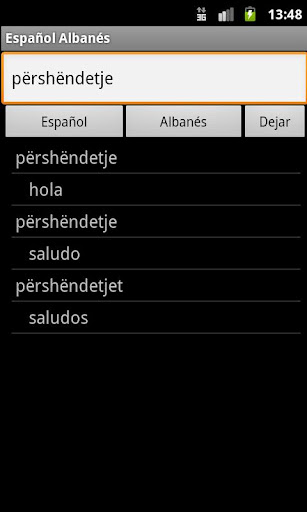 Albanian Spanish Dictionary