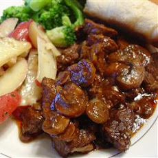 Sirloin Tips and Mushrooms