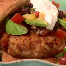 Turkey Black Bean Burgers with Corny Salsa