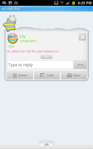 【免費個人化App】GO SMS - Pastel Rainbow Sky-APP點子